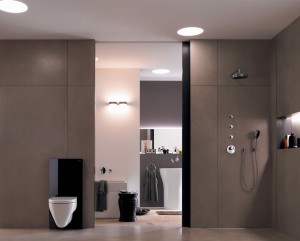 GEBERIT siyah monolith, asma klozet